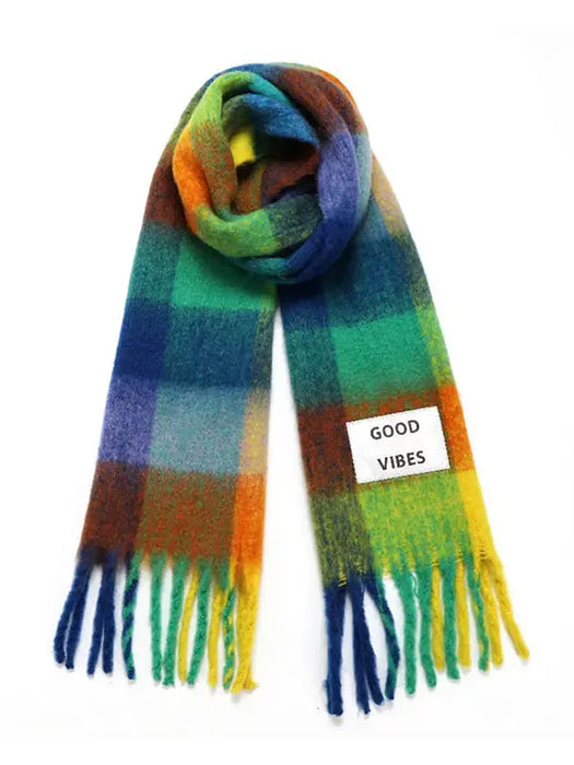 MAXI ECHARPES - VERB TO DO par • accessoires, carreaux, CHRISTMAS, dressing, echarpe