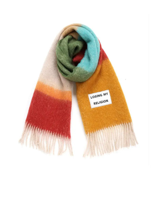MAXI ECHARPES - VERB TO DO par • accessoires, carreaux, CHRISTMAS, dressing, echarpe