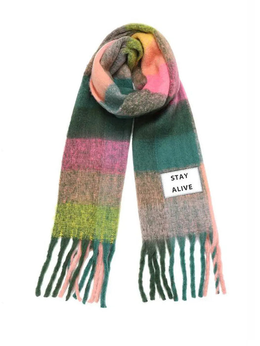 MAXI ECHARPES - VERB TO DO par • accessoires, carreaux, CHRISTMAS, dressing, echarpe
