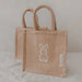 Mini cabas en jute Tulip & Lapin - Lot de 2 par EULENSCHNITT • -15%, café, déco, happyeaster,