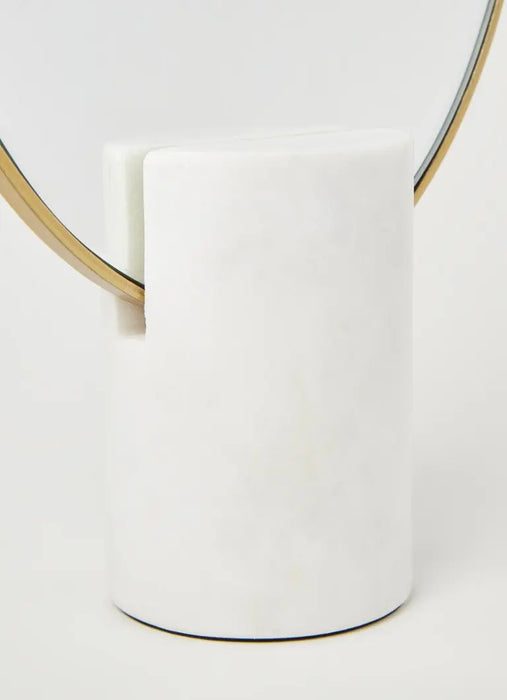 MIROIR ’ROUND MARBLE’ - BLANC par pols potten® • accrocher, art, embellir, made in netherlands, 