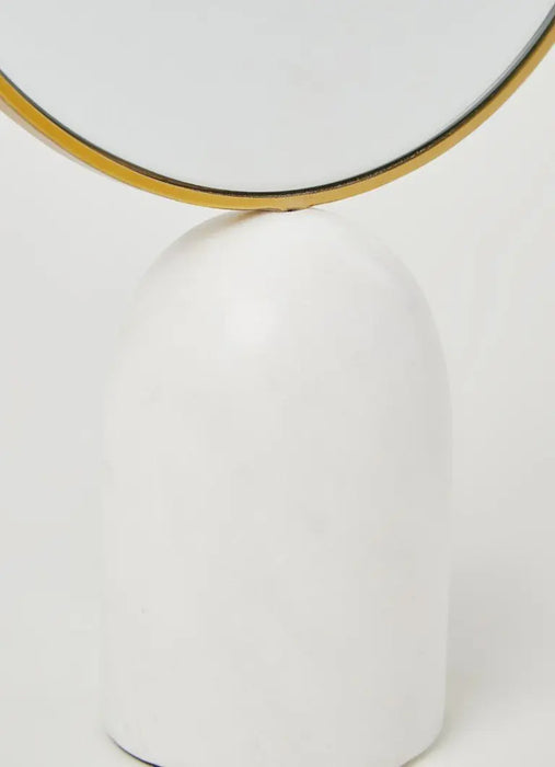 MIROIR ’ROUND MARBLE’ - BLANC par pols potten® • accrocher, art, embellir, made in netherlands, 