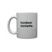 MUG BONJOUR BICHETTE par FELICIE AUSSI • bougie, cire végétale, connard, déco, 