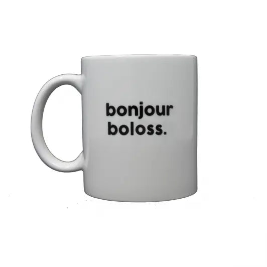 MUG BONJOUR BOLOSS par FELICIE AUSSI • café, déco, importation_inventaire_2, intérieur, made in 