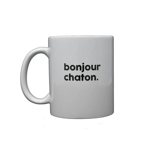 MUG BONJOUR CHATON par FELICIE AUSSI • bougie, cire végétale, connard, déco, 