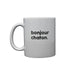 MUG BONJOUR CHATON par FELICIE AUSSI • bougie, cire végétale, connard, déco, 