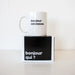 MUG BONJOUR CONNASSE par FELICIE AUSSI • bougie, cire végétale, connard, déco, 