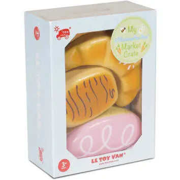 LE PANIER GOÛTER - gourmandises en bois par TOY VAN • bretzel, CHRISTMAS, handmade, imagination, NEW