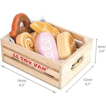 LE PANIER GOÛTER - gourmandises en bois par TOY VAN • bretzel, CHRISTMAS, handmade, imagination, NEW