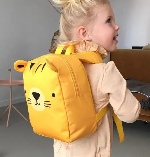 Petit sac à dos tigre par A LITTLE LOVELY COMPANY • BACK TO SCHOOL, cartable, crayon, ECOLE, eduquer