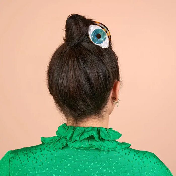 PINCE À CHEVEUX OEIL - BLEU par COUCOU SUZETTE • accessoires, bijoux, dressing, femme, mode