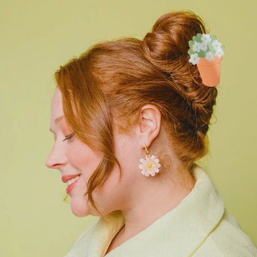 Pince à cheveux Pot de fleurs par COUCOU SUZETTE • accessoires, BACK TO SCHOOL, bague, bijoux,