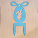 Plaque décorative jardin OEUF LAPIN par LE PARK D’HEDEN • décoration, happyeaster, home, home déco,
