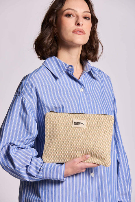 Pochette Ema - Tressage nude