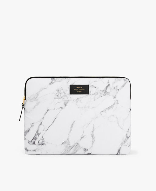 POCHETTE PC PORTABLE 15’’ - WHITE MARBLE par WOUF • bureau, business, durable, espagne, invitation