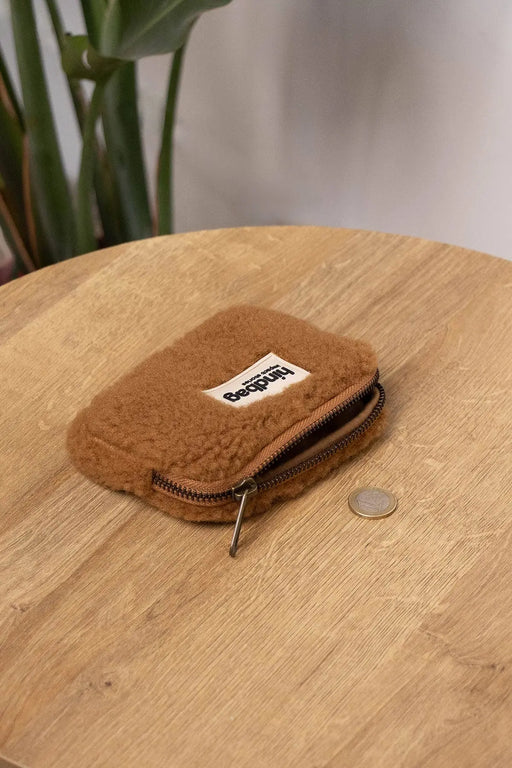 Porte monnaie Lili Teddy brun par HINDBAG • NEW