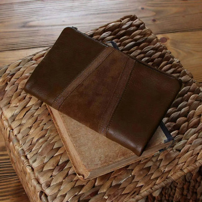 PORTEFEUILLE LEXI-CHOCOLAT par SABRINA • beau, cuir, design, Femme, importation_inventaire_2