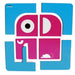 PUZZLE ELEPHANT par BLEU CARMIN • beau, embellir, enfant, enfantkids, france