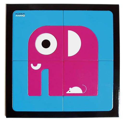 PUZZLE ELEPHANT par BLEU CARMIN • beau, embellir, enfant, enfantkids, france