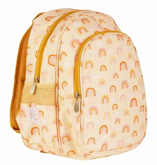 Sac à dos arcs en ciel (avec compartiment isotherme) par A LITTLE LOVELY COMPANY • arc-en-ciel, BACK