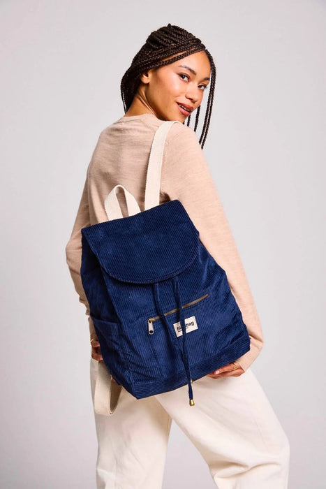 Sac à dos Eliot - Velours Marine par HINDBAG • NEW