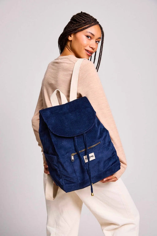 Sac à dos Eliot - Velours Marine par HINDBAG • NEW