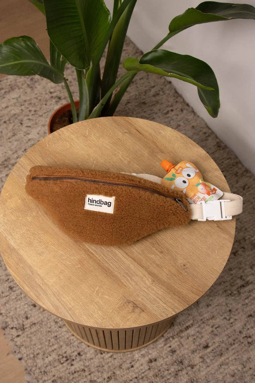 Sac banane enfant Augustin - Teddy Brun par HINDBAG • FROID, NEW