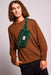 Sac banane Harry - Velours Sapin par HINDBAG • CHRISTMAS, NEW