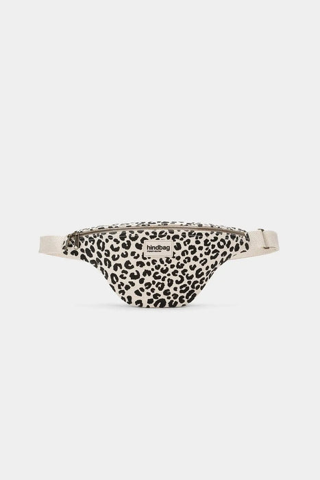 Sac banane Olivia Léopard écru par HINDBAG • handmade, NEW