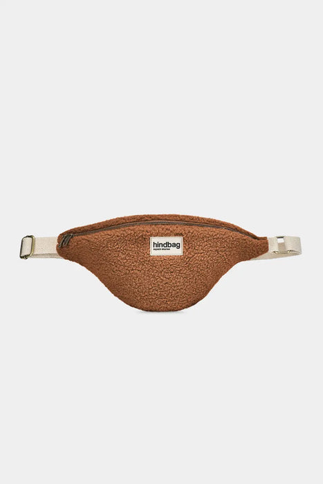 Sac banane Olivia - Teddy Brun par HINDBAG • FROID
