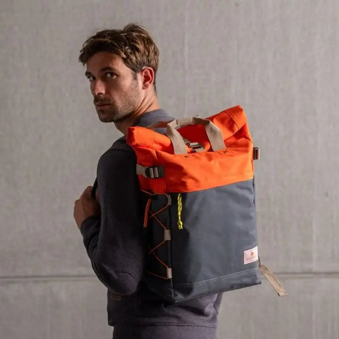 SAC A DOS ROLLTOP par BILLYBELT • BACK TO SCHOOL, bois, couleurs, joyeux, NEW