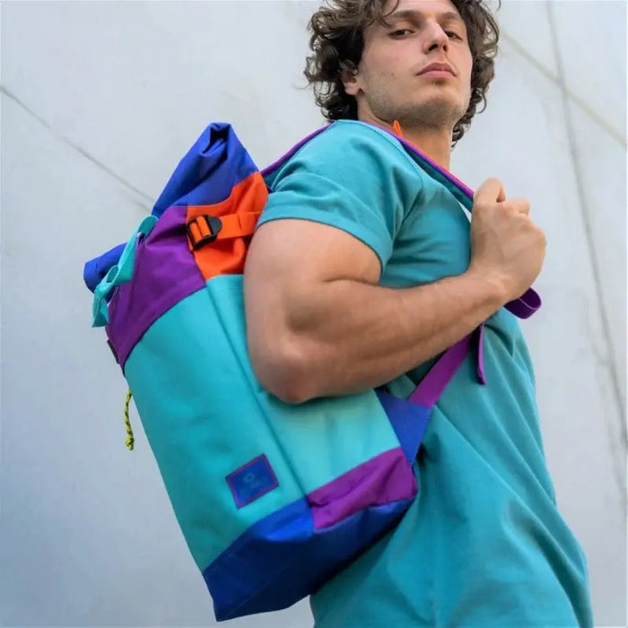 SAC A DOS ROLLTOP par BILLYBELT • BACK TO SCHOOL, bois, couleurs, joyeux, NEW