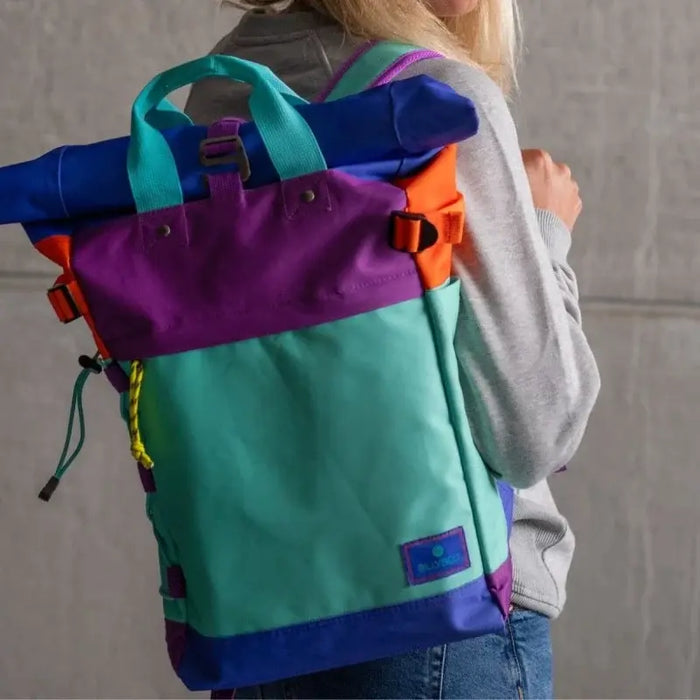 SAC A DOS ROLLTOP par BILLYBELT • BACK TO SCHOOL, bois, couleurs, joyeux, NEW