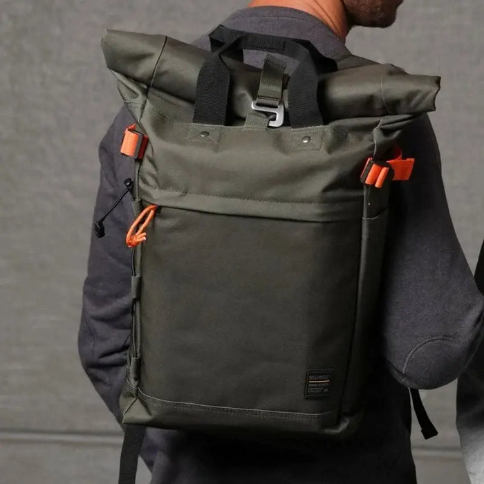 SAC A DOS ROLLTOP par BILLYBELT • BACK TO SCHOOL, bois, couleurs, joyeux, NEW