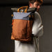 SAC A DOS ROLLTOP par BILLYBELT • BACK TO SCHOOL, bois, couleurs, joyeux, NEW