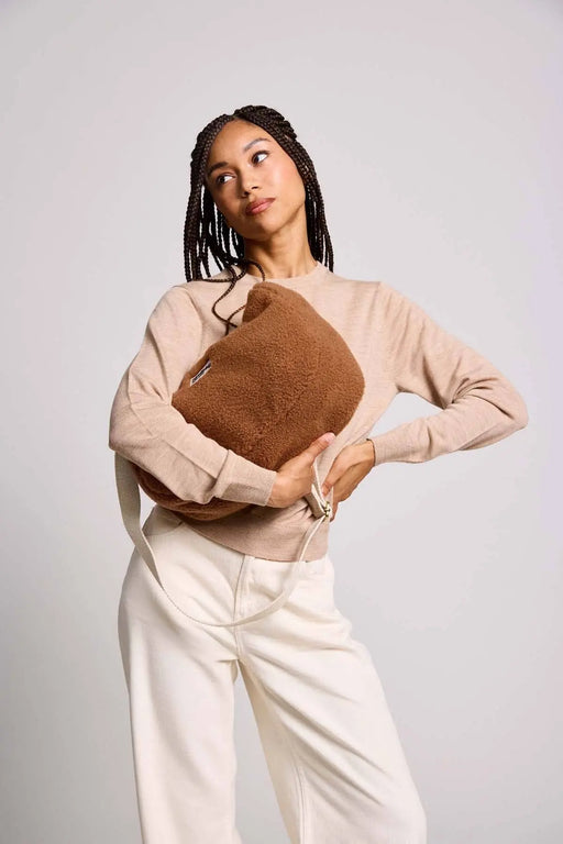 Sac Rosa - Teddy Brun par HINDBAG • FROID, NEW