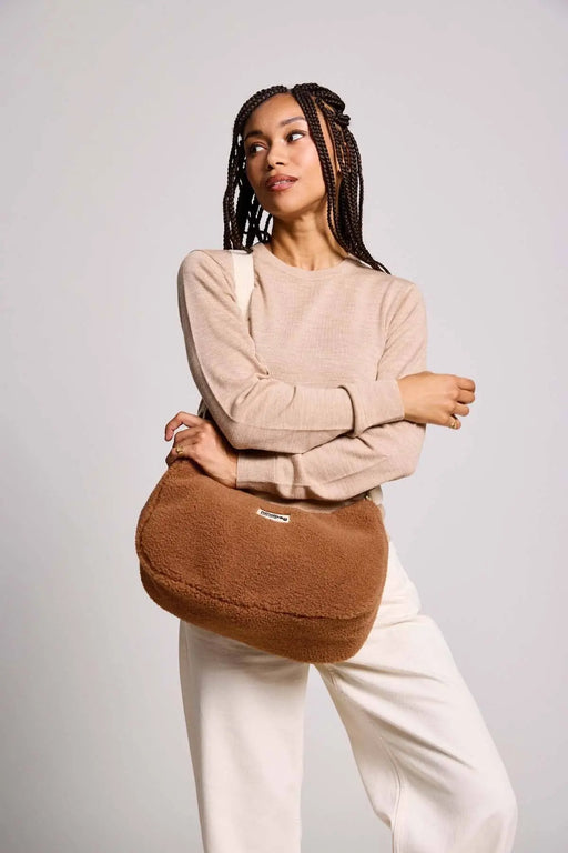 Sac Rosa - Teddy Brun par HINDBAG • FROID, NEW