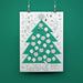 SAPIN GÉANT - POSTER par OMY Design and Play • beau, carte, CHRISTMAS, coloriage, colorier