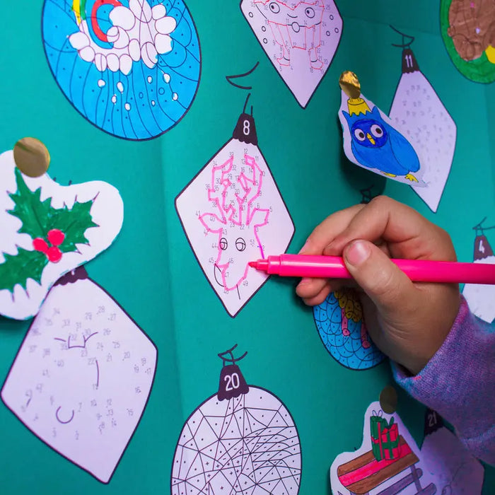 SAPIN GÉANT - POSTER par OMY Design and Play • beau, carte, CHRISTMAS, coloriage, colorier
