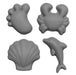 SCRUNCH MOULES DE SABLE GRIS par • caoutchouc, enfants, jardin, jeu, jouet