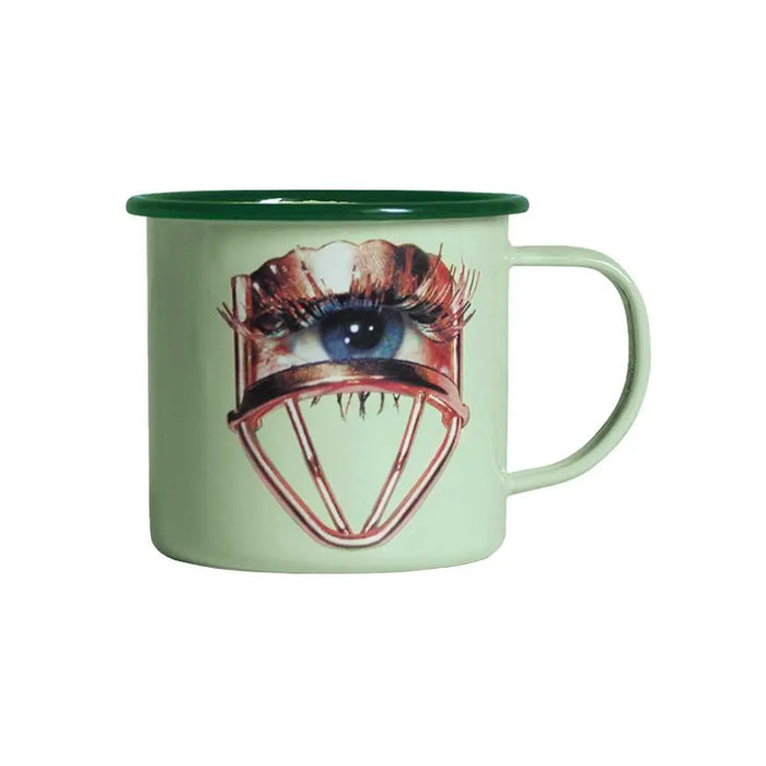 SELETTI MUG PAPIER TOILETTE OEIL VERT par Seletti • café, CHRISTMAS, déco, intérieur, made in france