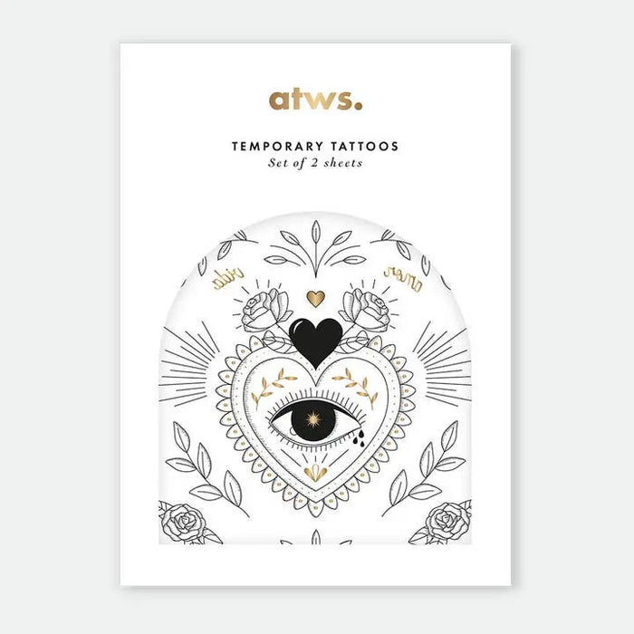 SET DE TATOUAGE - Amor par ALL THE WAYS TO SAY • Amour, beau, célébrer, NEW, original