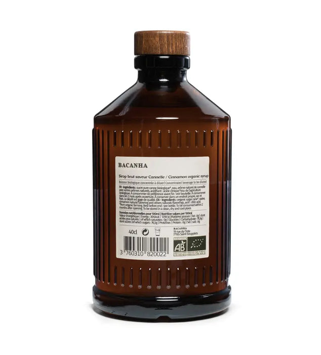 SIROP BRUT DE CANNELLE - 40cl par BACANHA • boire, cuisine, fêtedespères, handmade, invitation