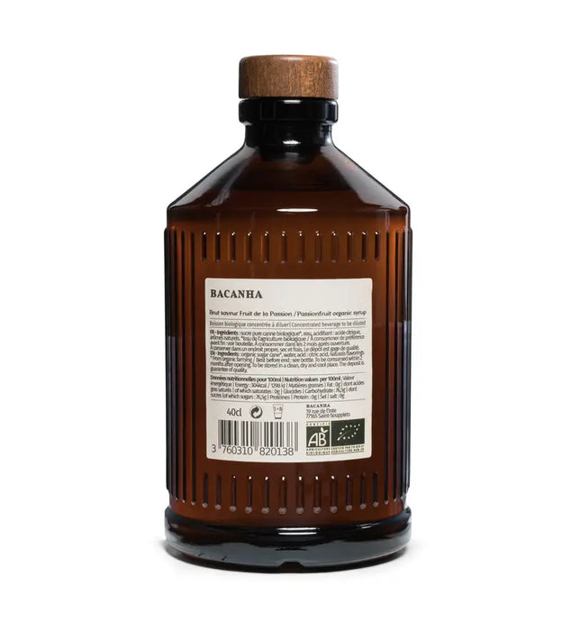 SIROP BRUT DE FRUIT LA PASSION - 40cl par BACANHA • boire, cuisine, fêtedespères, handmade,