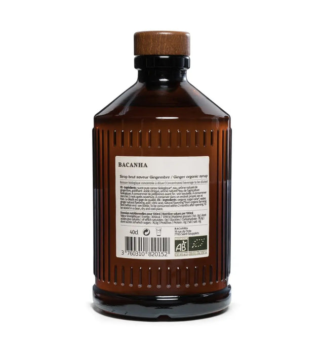 SIROP BRUT DE GINGEMBRE - 40cl par Bacanha • boire, cuisine, fêtedespères, handmade, invitation