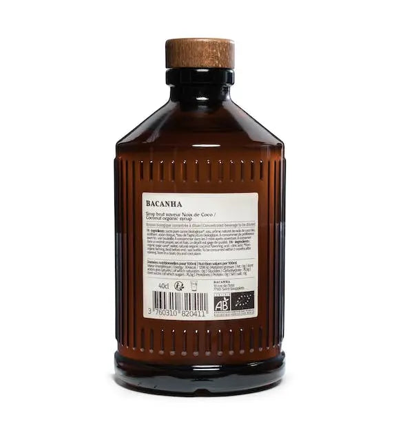 SIROP BRUT DE NOIX COCO - 40cl par BACANHA • boire, cuisine, fêtedespères, handmade, invitation