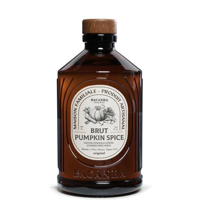 SIROP BRUT DE PUMPKIN SPICE (citrouille épicée) - 40cl par BACANHA • automne, autumn, boire,