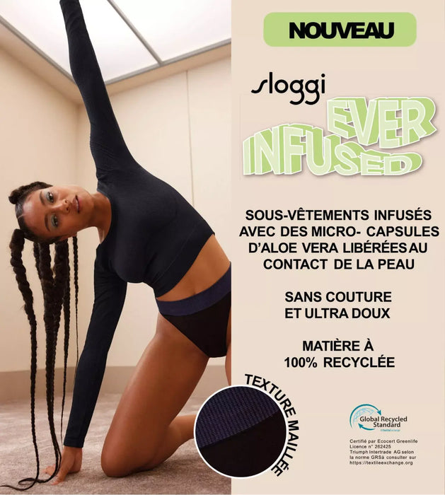 SLOGGI EVER INFUSED - ALOE VERA - culotte échancrée par • accessoire, beau, Lingerie, mode, NEW