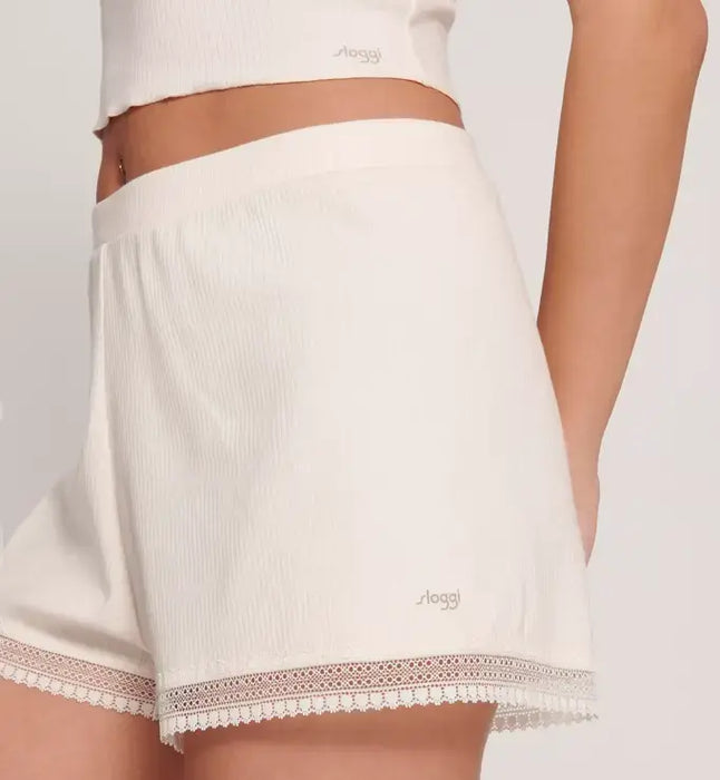SLOGGI GO RIBBED - Short - Angora par • accessoire, beau, Lingerie, mode, NEW