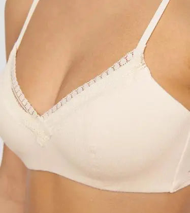 SLOGGI GO RIBBED Soutien-gorge rembourré - Angora par • accessoire, beau, Lingerie, mode, NEW